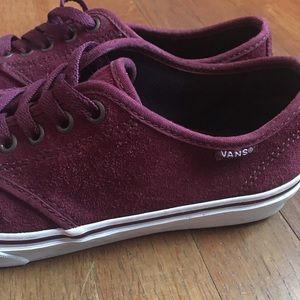 Burgundy Vans